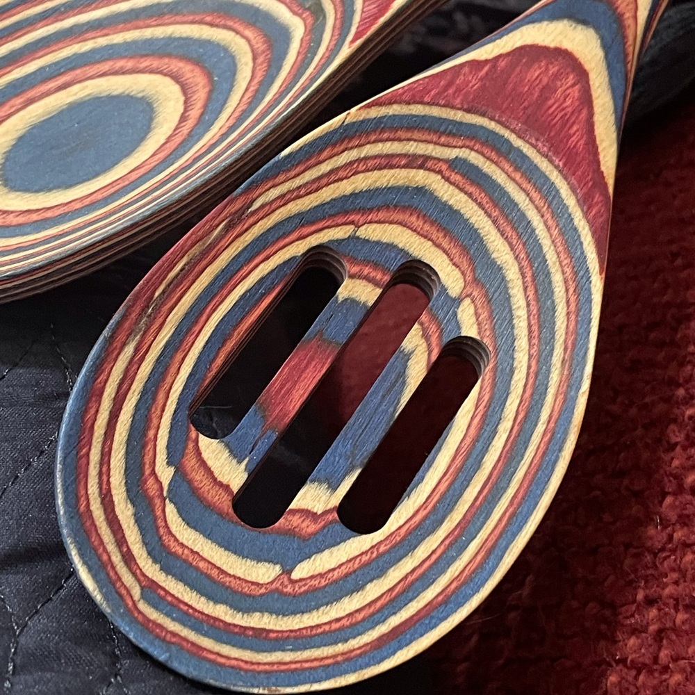 🥄 Island Bamboo Rainbow Wood Spoons - Picture 4 of 8